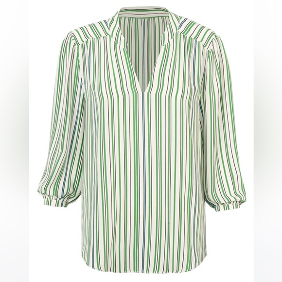 cabi NWOT Awning Stripe Blouse, Circus Stripe, SMALL, Spring ‘21 - Picture 1 of 3